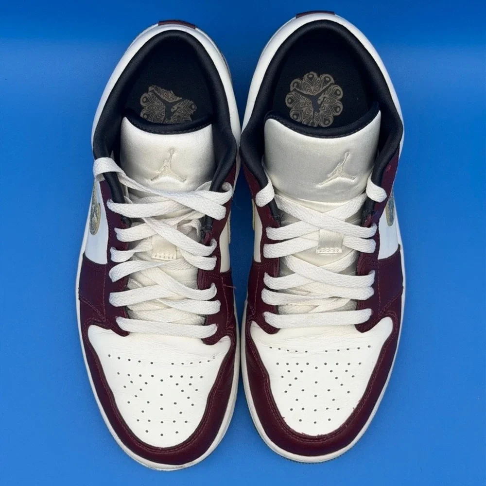 Jordan 1 Low SE Year of the Dragon Sail Dark Team Red FJ5735-100‎ Size 10W 8.5M